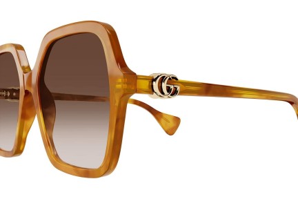 Sunčane naočale Gucci GG1072S 003 Kvadratni Havana