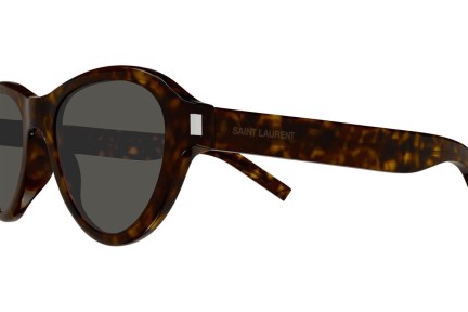 Sunčane naočale Saint Laurent SL520SUNSET 002 Ovalni Havana