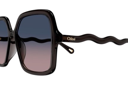 Sunčane naočale Chloe CH0086S 001 Oversize Sivi