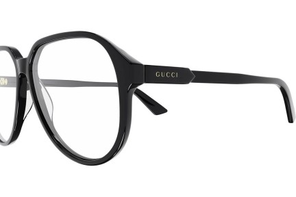 Naočale Gucci GG1036O 001 Pilotski Crni