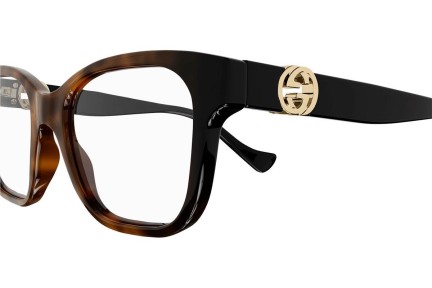 Naočale Gucci GG1025O 002 Kvadratni Havana