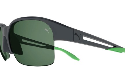 Sunčane naočale Puma PU0352S 004 Polarized Pravokutan Sivi