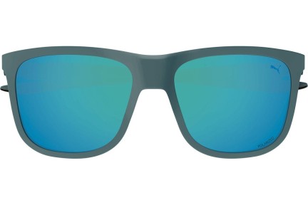 Sunčane naočale Puma PU0360S 003 Polarized Kvadratni Plavi