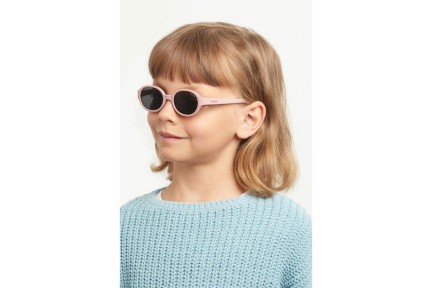 Sunčane naočale Polaroid Junior PLDK004/S 35J/M9 Polarized Ovalni Ružičasti