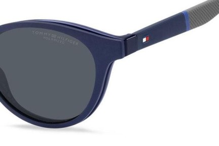 Naočale Tommy Hilfiger TH1902/CS PJP/C3 Polarized Okrugao Plavi