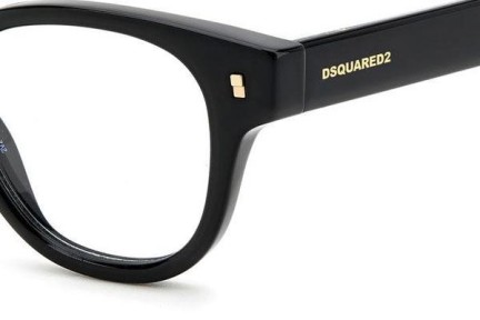 Naočale Dsquared2 D20057 807 Okrugao Crni