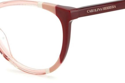 Naočale Carolina Herrera CH0064 C19 Cat Eye Ružičasti