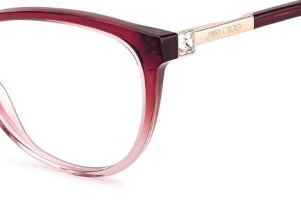 Naočale Jimmy Choo JC287 7W5 Cat Eye Crveni