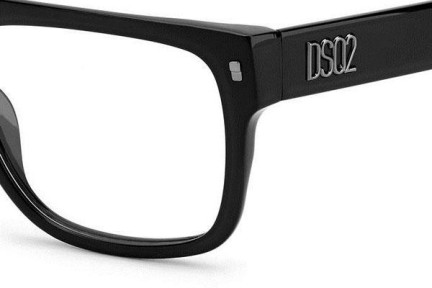 Naočale Dsquared2 D20036 ANS Flat Top Crni