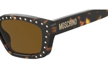 Sunčane naočale Moschino MOS091/S 086/70 Cat Eye Havana