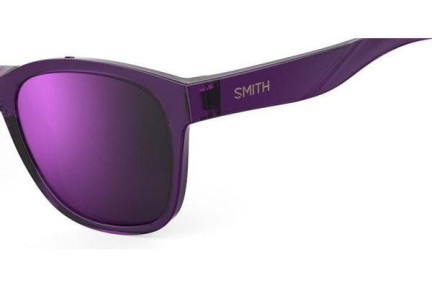 Sunčane naočale Smith CAPER 141/DF Polarized Kvadratni Ljubičasti