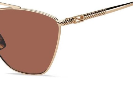 Sunčane naočale Fendi FF0438/S DDB/4S Polarized Cat Eye Zlatni