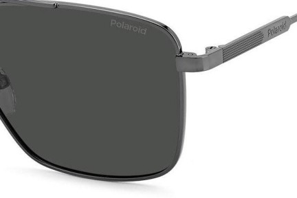 Sunčane naočale Polaroid PLD4134/S/X KJ1/M9 Polarized Kvadratni Sivi