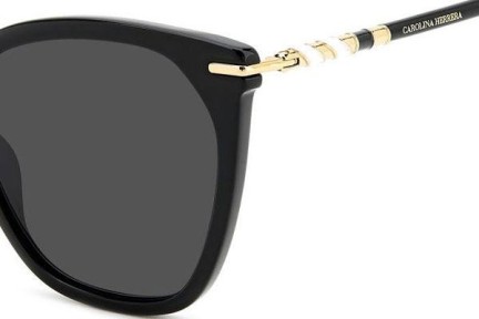 Sunčane naočale Carolina Herrera HER0091/S 807/IR Cat Eye Crni