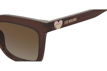 Sunčane naočale Love Moschino MOL057/S 09Q/HA Cat Eye Smeđi