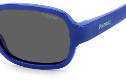 Sunčane naočale Polaroid Junior PLDK003/S PJP/M9 Polarized Ovalni Plavi