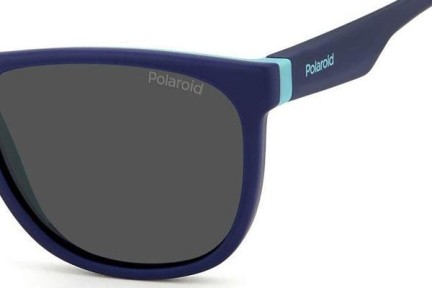 Sunčane naočale Polaroid Junior PLD8049/S ZX9/M9 Polarized Kvadratni Plavi