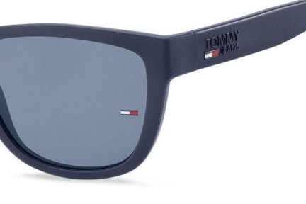 Sunčane naočale Tommy Jeans TJ0002/S FLL/KU Pravokutan Plavi