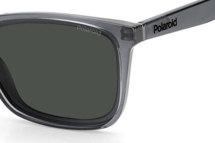 Sunčane naočale Polaroid PLD6144/S KB7/M9 Polarized Kvadratni Sivi