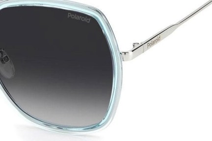 Sunčane naočale Polaroid PLD6153/G/S MVU/WJ Polarized Kvadratni Plavi