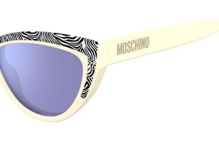 Sunčane naočale Moschino MOS094/S SZJ/35 Cat Eye Bijeli