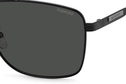 Sunčane naočale Polaroid PLD2136/G/S/X 003/M9 Polarized Pravokutan Crni