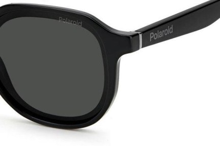 Sunčane naočale Polaroid PLD6162/S 807/M9 Polarized Okrugao Crni