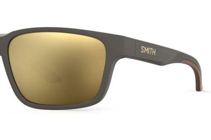 Sunčane naočale Smith BASECAMP FRE/QE Polarized Kvadratni Sivi