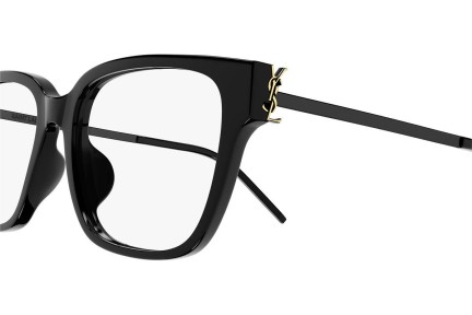 Naočale Saint Laurent SLM48O_A/F 001 Cat Eye Crni