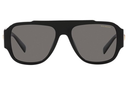 Sunčane naočale Versace Macy'S Aviator VE4436U GB1/81 Polarized Flat Top Crni