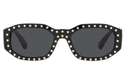 Sunčane naočale Versace Studded Medusa Biggie VE4361 539787 Ovalni Crni