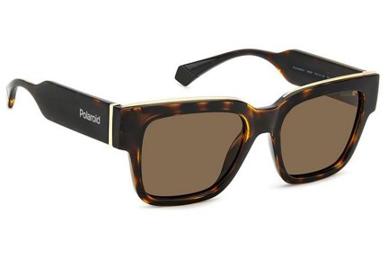 Sunčane naočale Polaroid PLD6198/S/X 086/SP Polarized Kvadratni Havana