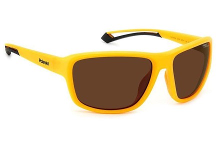 Sunčane naočale Polaroid PLD7049/S 2V7/47 Polarized Pravokutan Žuti