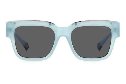 Sunčane naočale Polaroid PLD6198/S/X MVU/M9 Polarized Kvadratni Plavi