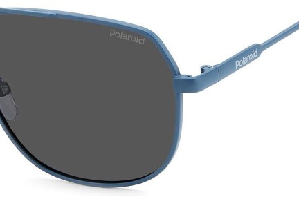 Sunčane naočale Polaroid PLD6195/S/X FLL/M9 Polarized Pilotski Plavi