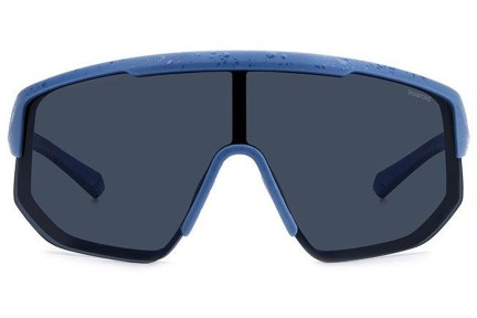 Sunčane naočale Polaroid PLD7047/S FLL/C3 Polarized Spojene | Shield Plavi