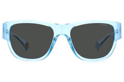 Sunčane naočale Polaroid PLD6197/S MVU/M9 Polarized Kvadratni Plavi