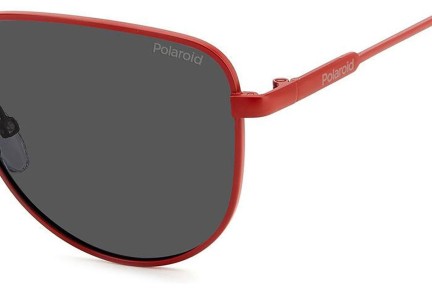 Sunčane naočale Polaroid PLD6196/S/X 0Z3/M9 Polarized Ovalni Crveni