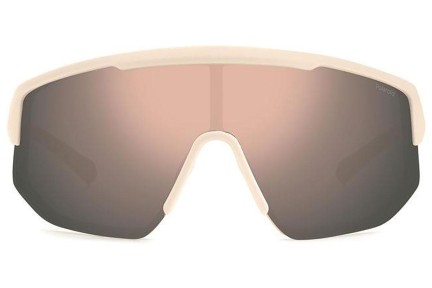 Sunčane naočale Polaroid PLD7047/S Z1P/JQ Polarized Spojene | Shield Bijeli