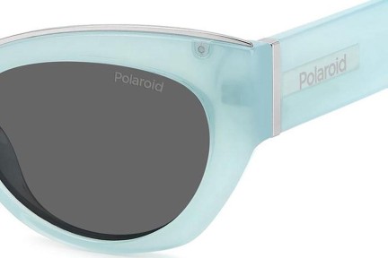 Sunčane naočale Polaroid PLD6199/S/X MVU/M9 Polarized Cat Eye Plavi