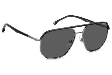 Sunčane naočale Carrera CARRERA304/S KJ1/M9 Polarized Pilotski Srebrni