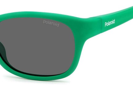 Sunčane naočale Polaroid Junior PLDK006/S 1ED/M9 Polarized Pravokutan Zeleni