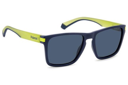 Sunčane naočale Polaroid PLD2139/S FLL/C3 Polarized Kvadratni Plavi