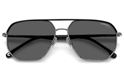 Sunčane naočale Carrera CARRERA304/S KJ1/M9 Polarized Pilotski Srebrni