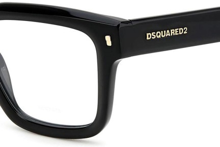 Naočale Dsquared2 D20090 807 Pravokutan Crni