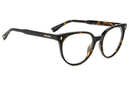 Naočale Dsquared2 D20082 086 Cat Eye Havana