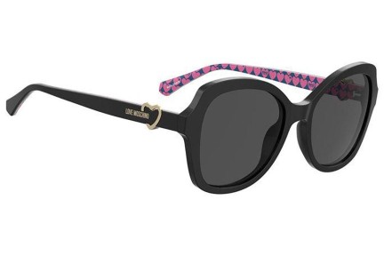 Sunčane naočale Love Moschino MOL059/S 807/IR Cat Eye Crni