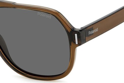 Sunčane naočale Polaroid PLD6193/S 09Q/M9 Polarized Pilotski Smeđi