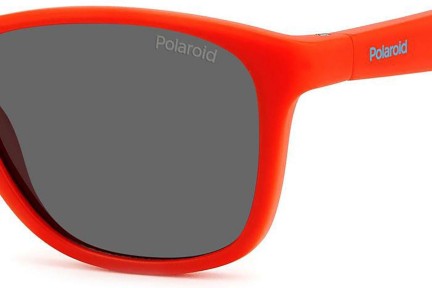 Sunčane naočale Polaroid Junior PLD8052/S IWK/M9 Polarized Kvadratni Crveni