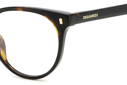 Naočale Dsquared2 D20082 086 Cat Eye Havana